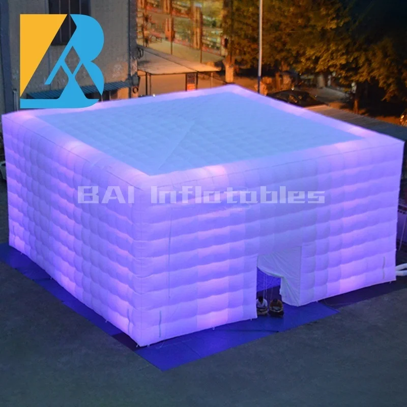 Lumières construites sur mesure, énorme tente gonflable pour jouets de décoration de fête d'événement