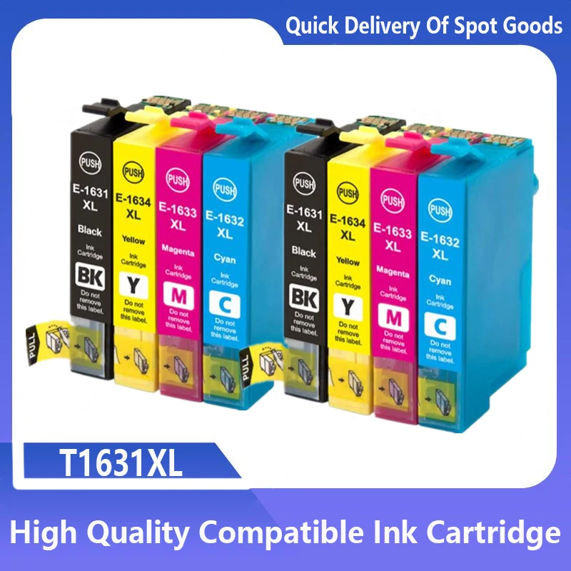 Compatibile per Epson 16XL T1631 1632 cartuccia di inchiostro per Epson WF 2650 WF-2630 WF-2660 WF-2750 WF-2760 XP-320 XP-420 XP-424