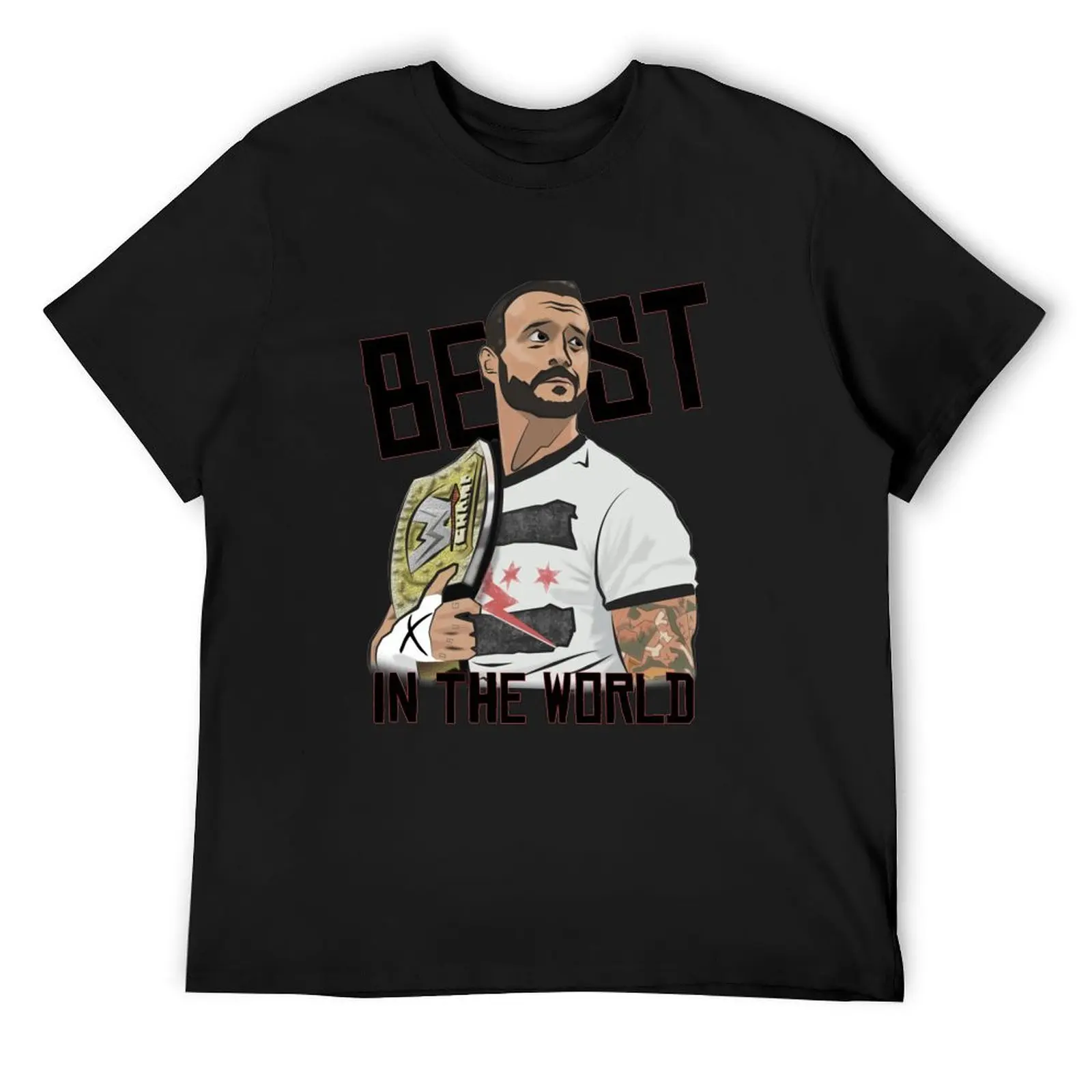 

cm punk shirt T-Shirt baggy shirts anime clothes vintage mens t shirt graphic