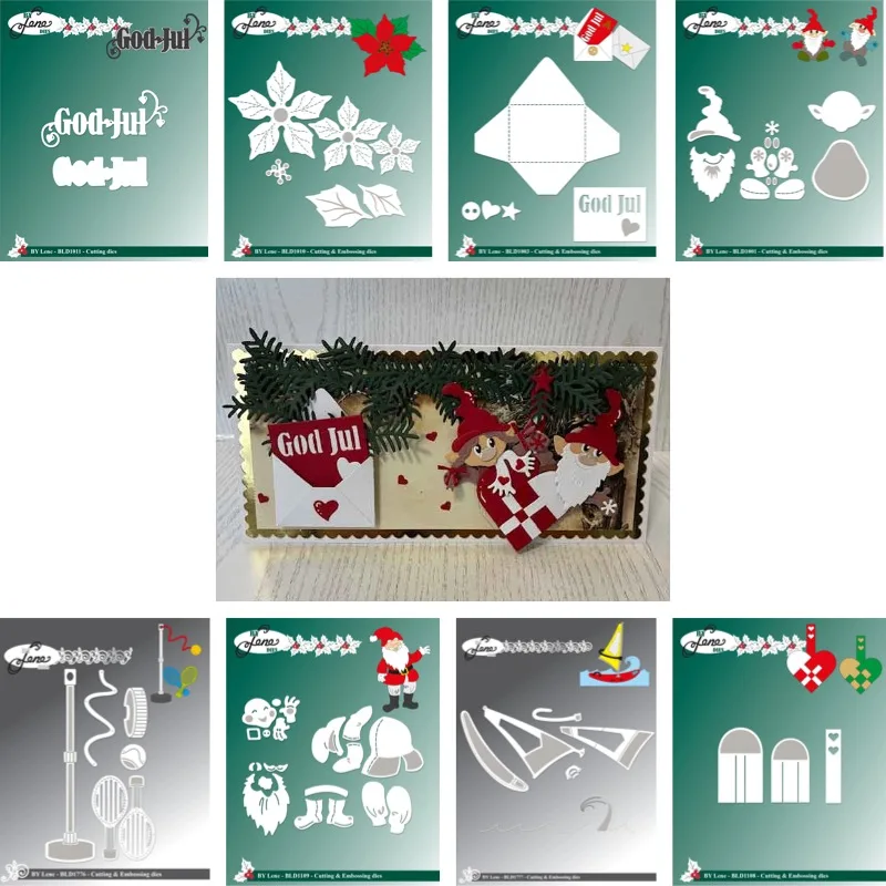 Windsurfer Pole Tennis Santa Claus Craft Metal Cutting Dies Mold Strips Sheet Scrapbook Paper Craft Knife Mold Blade Punch 2026