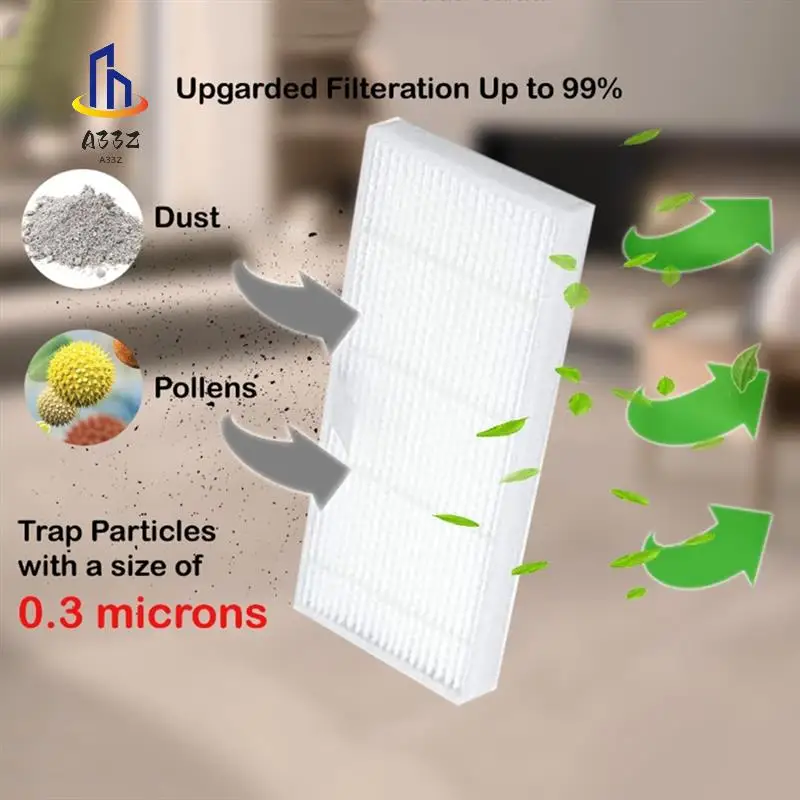 

A33Z-Washable Hepa Filter Replacement Parts For Midea VCR04W Robot Vacuum Cleaner Accessories Filters