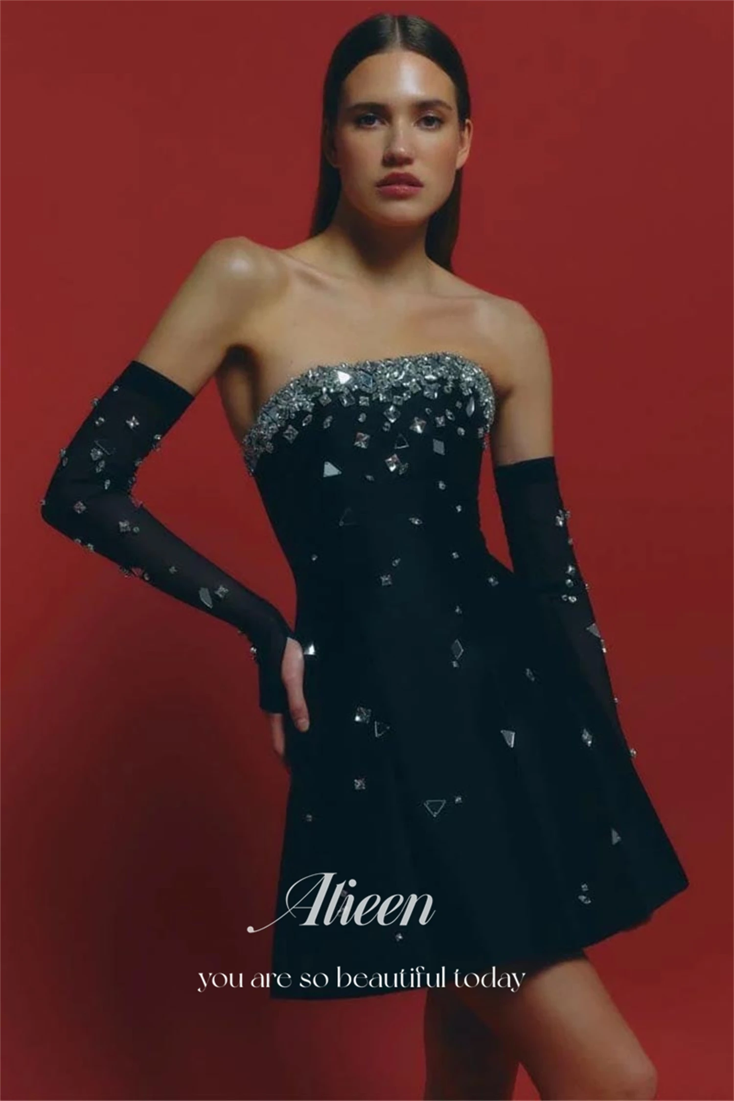 Aileen Vestidos De Noche Women's Evening Party Dresses for Special Occasions Customized Long Prom Dresses Luxury فساتين سهرة