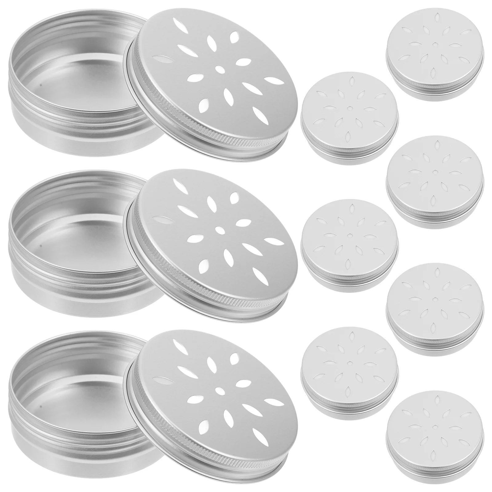 

10 Pcs Dog Food Odor Training Tool for Dogs Equipment Nose Holder Scent Case Silver Container Mother