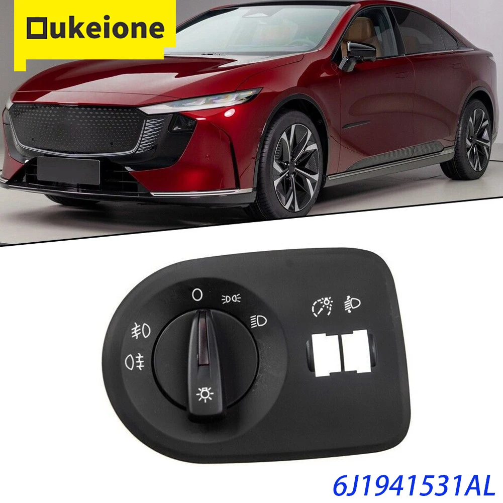 

Auto Light Car Switch Headlight Switch Control with Fog Light for Seat Ibiza 2009-2015 6J1941531AL 6J1941531J 6J1941531A