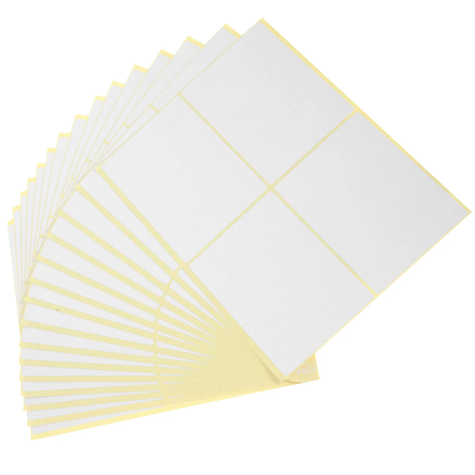 

Large Write on Labels 120pcs Blank Sticky Stickers for Address Mail Storage Bins Adhesive Paper Label Rectangle Writable