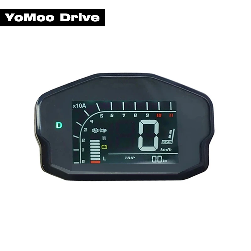DKD LCD Speedometer with bracket ONE-LIN Communication  Electric Scooter Bike Motorcycle  For Votol and Fardriver Controller