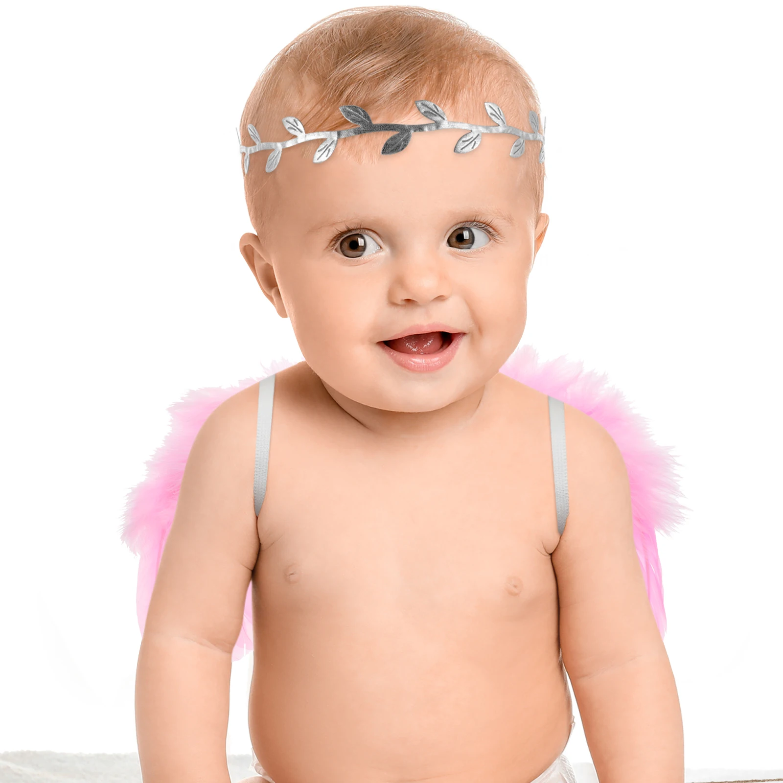 

Wings Headband Kids Photo Props Colorful Adorn Headdress Decor Baby Favor Wing Ornament Craft Stage
