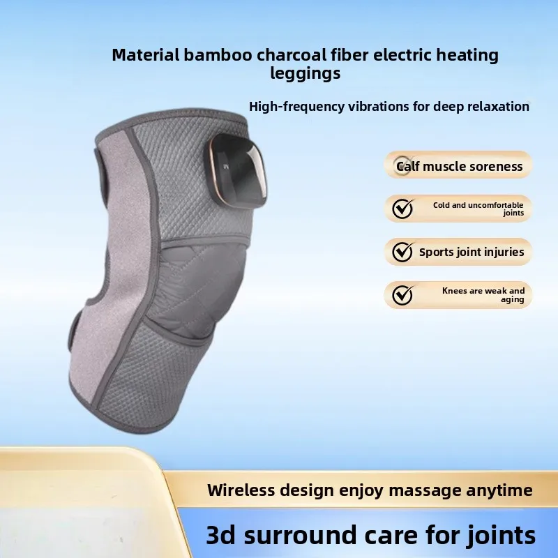 Electric Heating Knee Pads - 3-Temp Control, Thermal Therapy & Massage for Arthritis Pain Relief, Unisex Adults