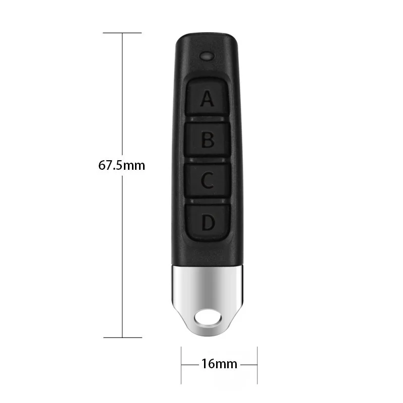 433MHZ/315MHz Copy Remote Control- Copy Cloner for Garage Door, Car, Security System, Easy Programmable 4 Keys RF Transmitter