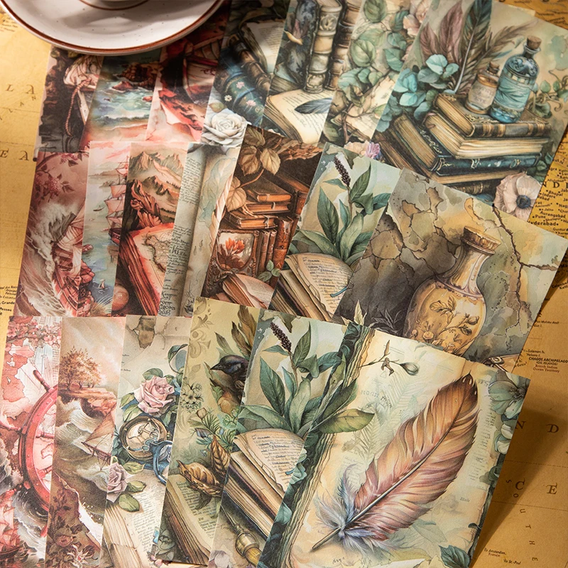 6Packs/Lot Reis Codex Serie Vers Retro Papier Memo Pad