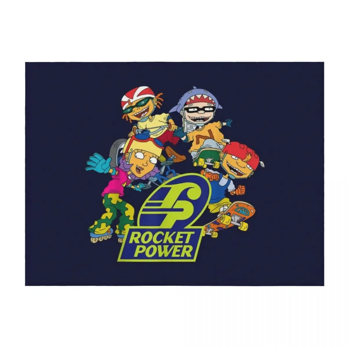 

Nickelodeon Rocket Power Character Throw Blanket Polar Heavy Sofas valentine gift ideas Blankets