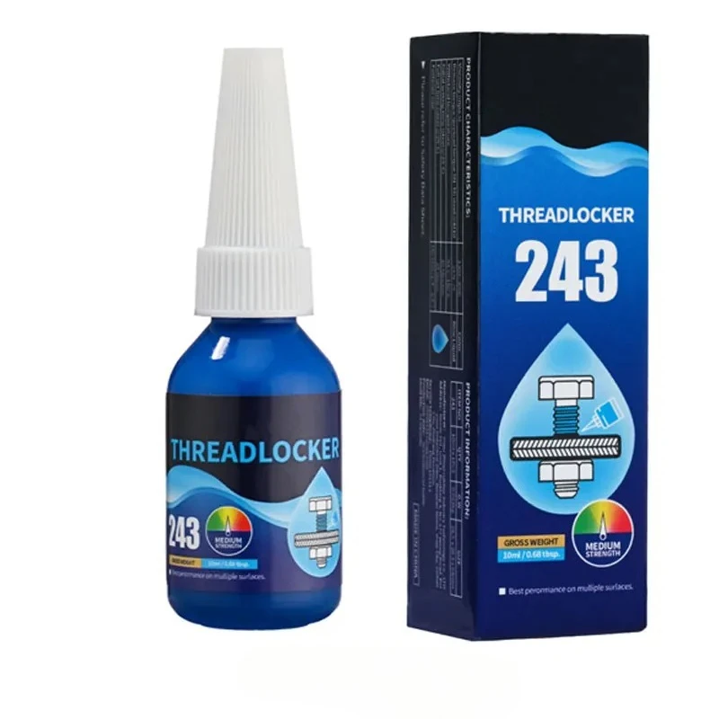 High and Low Strength Thread Locker New Anaerobic Screw Glue Strong Anti-slip Fastening High-Temperature-Resistant Removable 10g