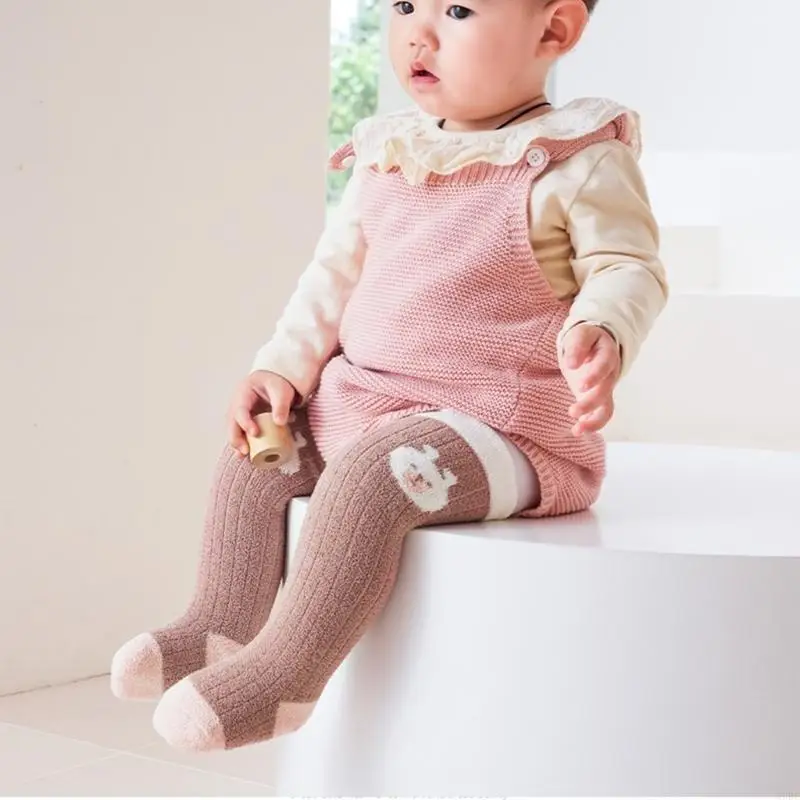 3 أزواج من جوارب الركبة للأطفال فوق جوارب الركبة للأولاد والبنات من سن 1 إلى 3 سنوات، جوارب طويلة للشتاء للأطفال الصغار، جوارب