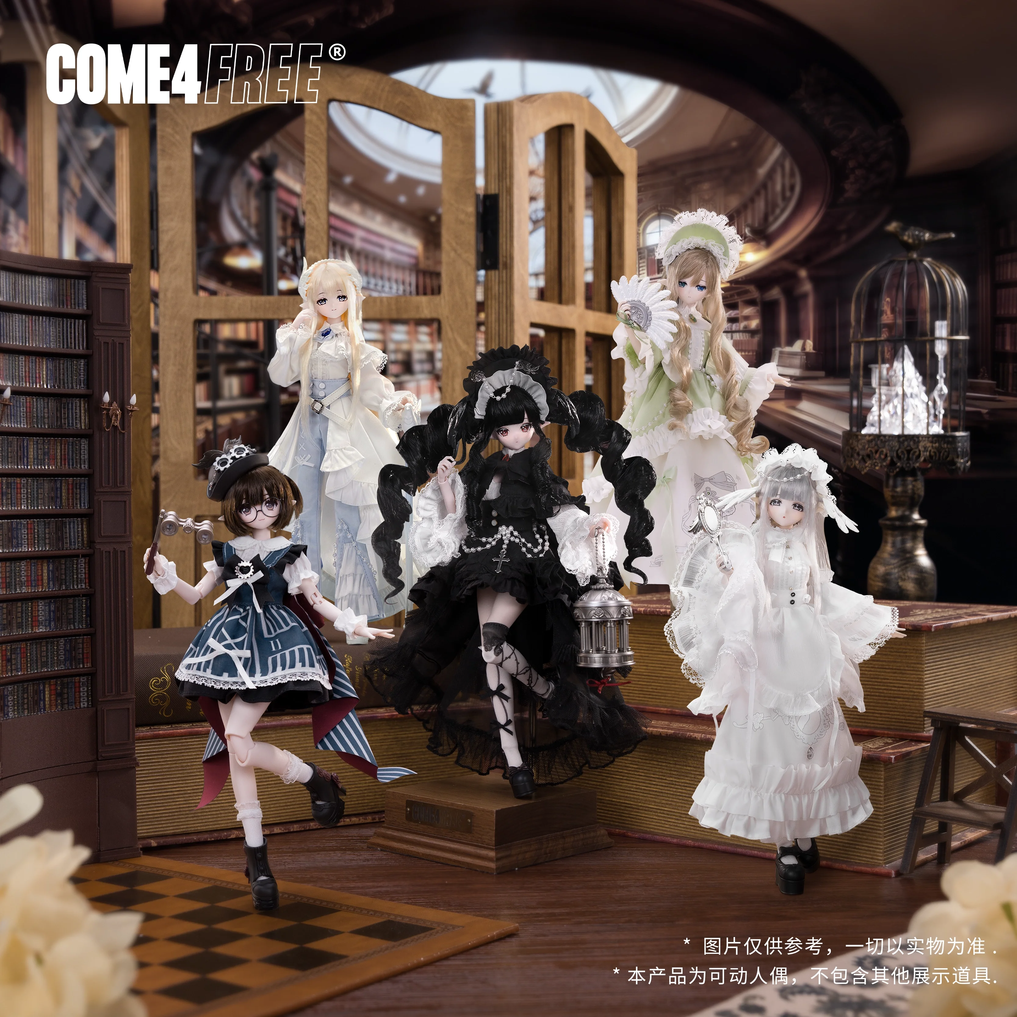 

In Stock 22cm Come4free Minty 4th Generation 1/6 Bjd Blind Box , Official Genuine Articulated Assembly Character Display Model