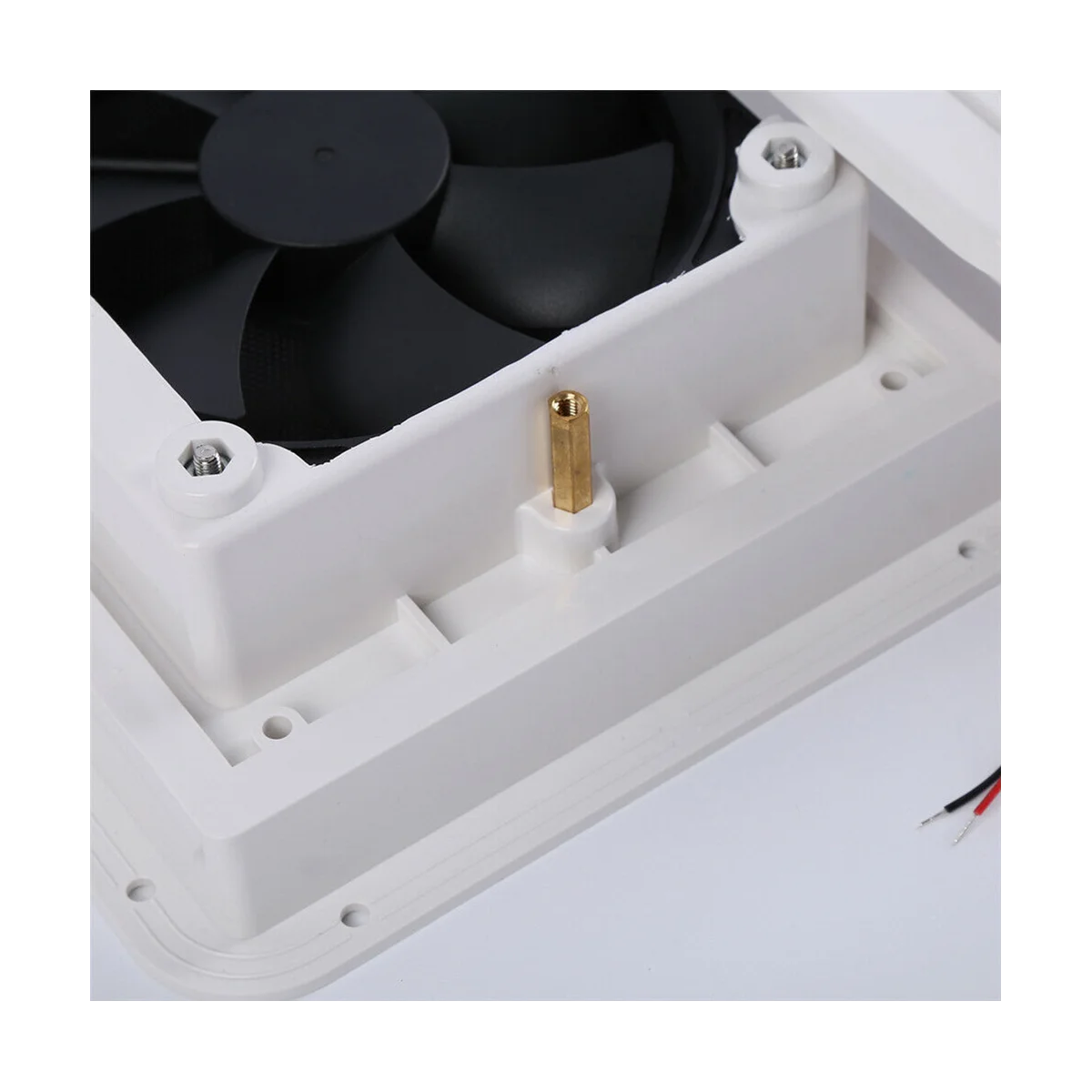 Exhaust Fan Air Outlet Radiator Exhaust Fan Ventilation Vent Ventilation Fan Accessories Silent model white