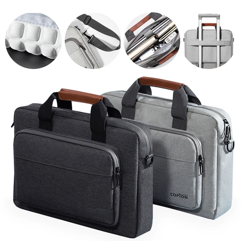 mensageiro do negocio do bolsa do portatil bolsa do ombro case de carring macbook air 13 pro 14 15 16 hp dell lenovo asus huawei 156 01