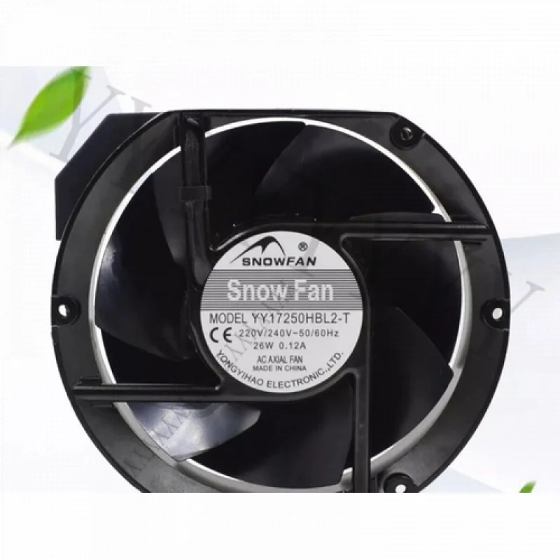 

Y + ДЛЯ SNOWFAN YY17250HBL2-T AC220V 0.12A 17CM Вентилятор охлаждения с металлическими лопастями