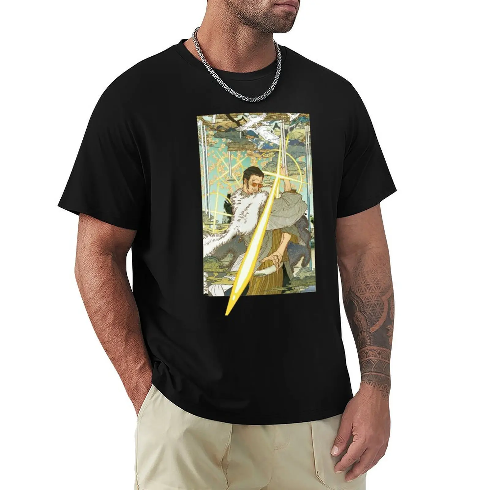 Admiral Kizaru T-Shirt cotton graphic tees vintage clothes anime stuff Men's t-shirts