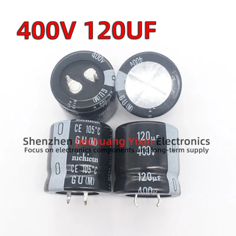 400V 120UF electrolytic capacitor Welding machine capacitance new original 22X25/30/35/40mm 25X25/30/35/40mm 30X25/30/35mm