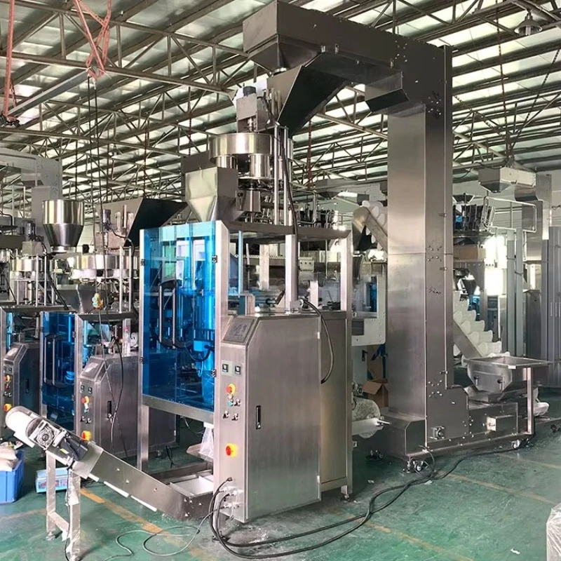 Customized Automatic Sachet Triangle Bag Packing Machine Tea Coffee Herb Packing Green Plastic Packaging Sealing Machine