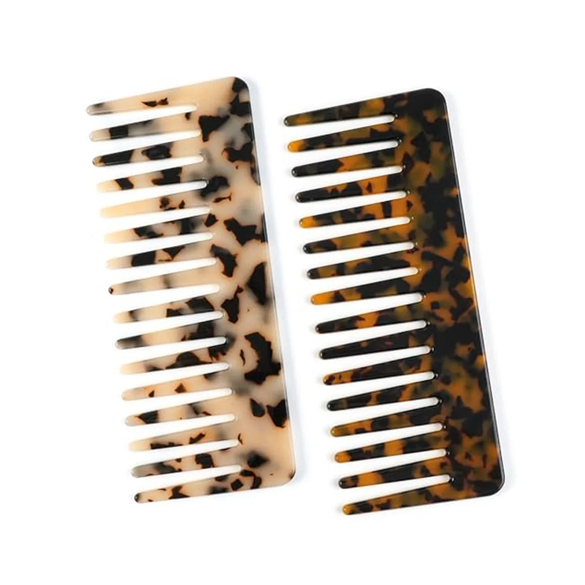 Wide Tooth Comb Set for Detangling Styling Curly Thick Hair All Hair Types Daily Hair Care Grooming Tool
