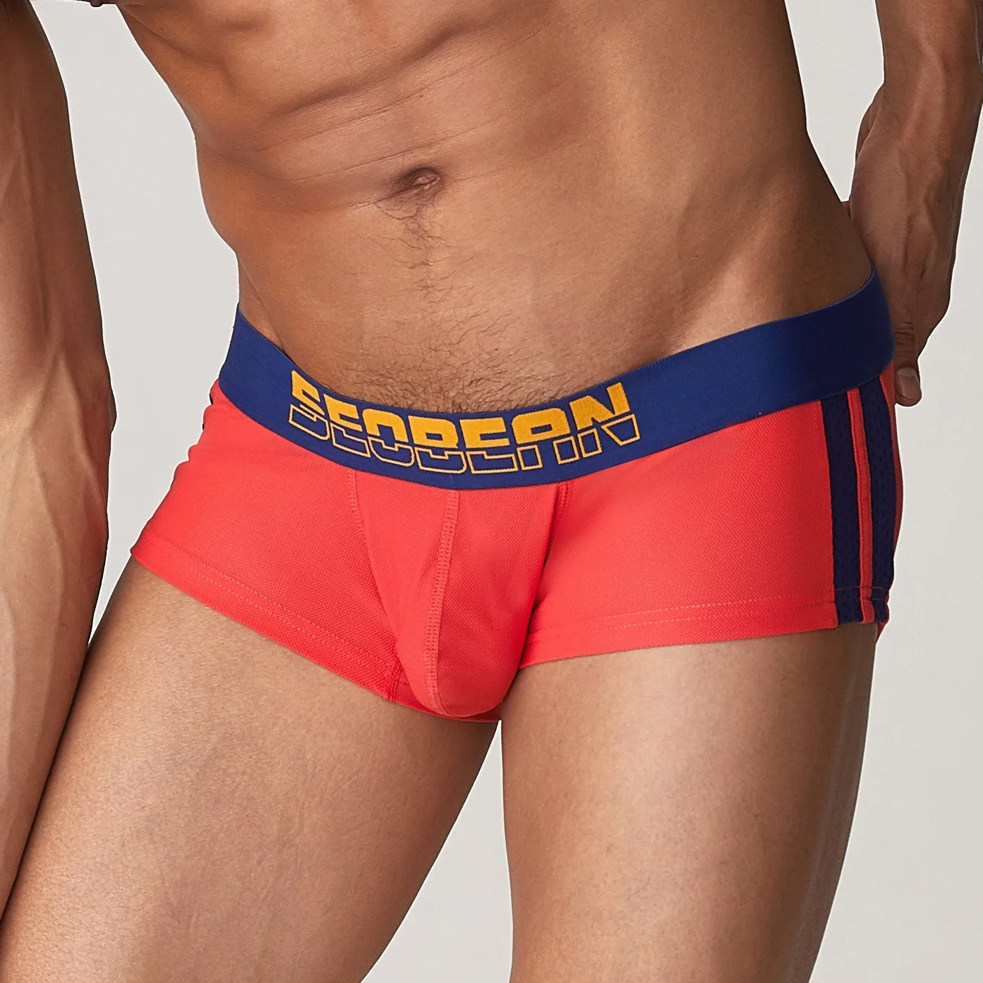 SEOBEAN Neue Herren-Boxershorts, bequeme Nylon-Boxershorts für Männer