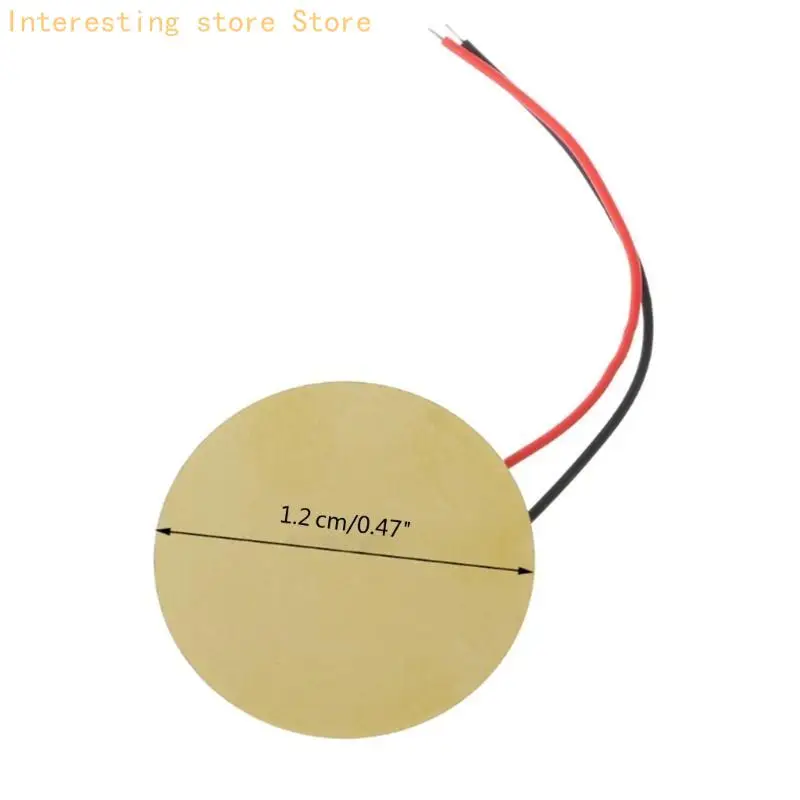 12 mm piezoelektrische Keramik-Kupfer-Summerplatte für DIY-Lautsprecheranwendungen 55KC – Detail 6