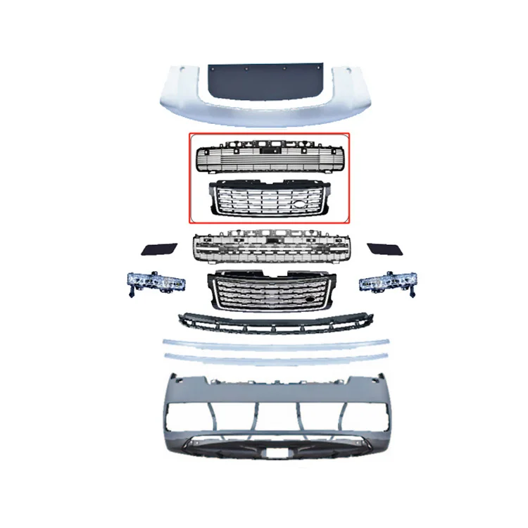 

Высокое качество обновления Damei 2023, обвес в стиле SV, решетка дневных ходовых огней, передние бамперы, комплекты кузова для Range Rover Vogue 201