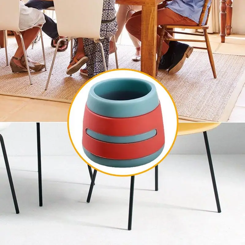 Silicone Chair Leg Cover Non-slip Furniture Feet Caps Round Table Foot Protector Pad Floor Safe Mat For Home Chair Decor