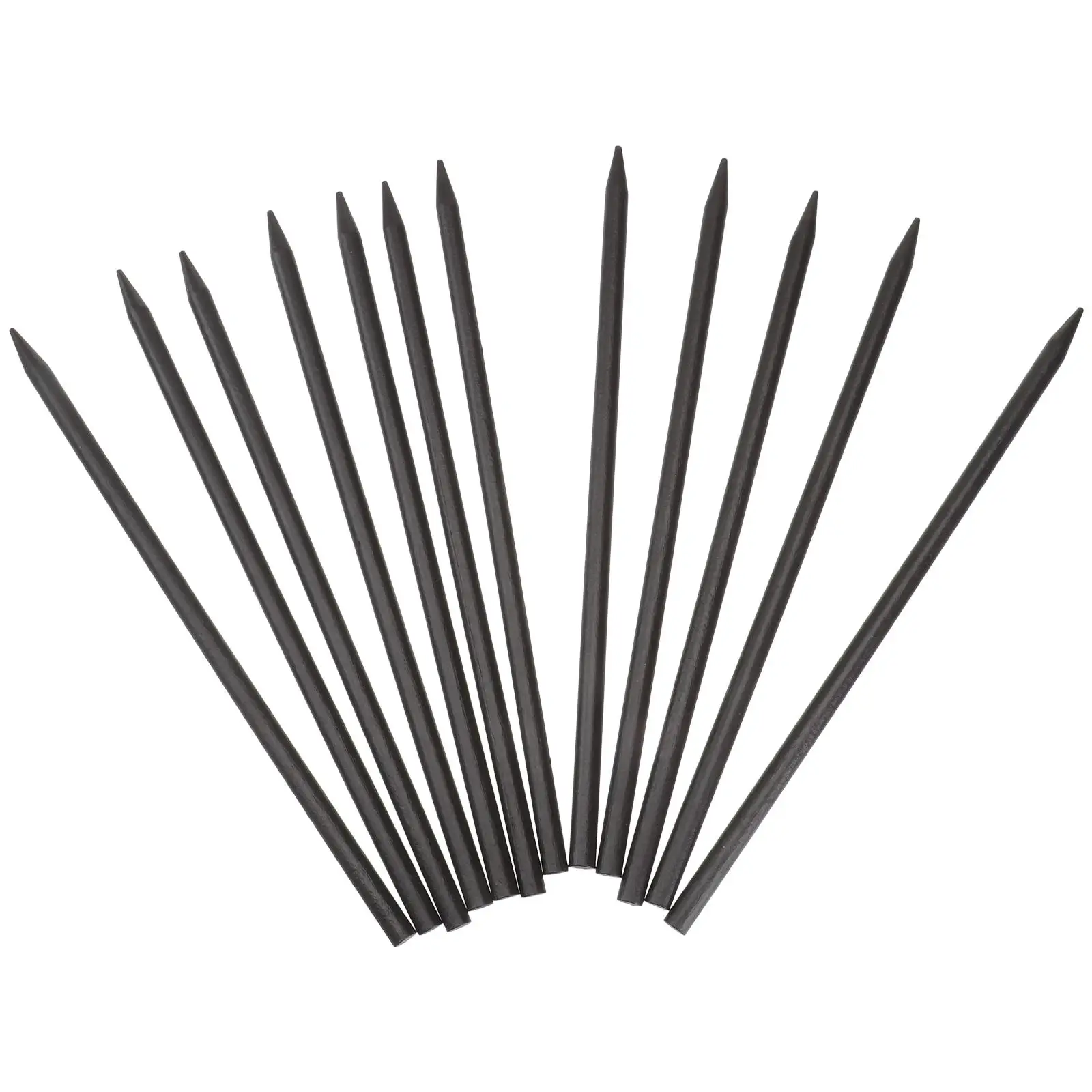 

12PCS Wooden Hairpins Hairsticks Durable Natural DIY Accessories Women Hair Claw Insert Traditional Style