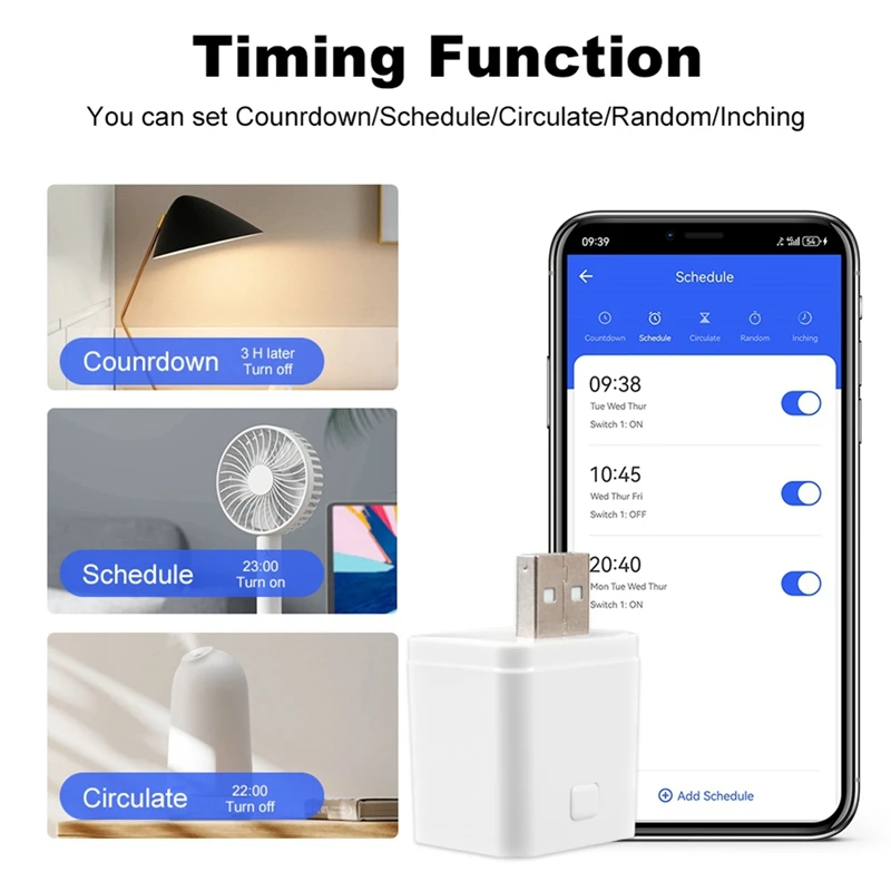 Tuya Smart Zigbee USB-адаптер-переключатель 5 В Mini USB-адаптер питания Zigbee Smart Switch для Alexa Google Yandex Alice 1USB