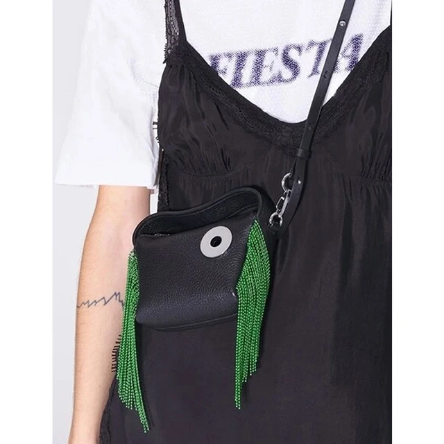 Koralikowe frędzelki torebki damskie modne pierścionek torby Crossbody dla kobiet Mini na ramię torba luksusowy projektant torebka damska kopertówka kopertówka