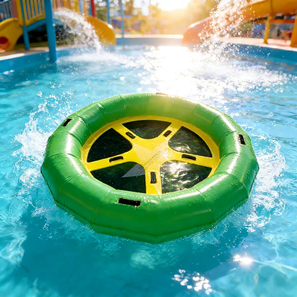 New Design Custom Shape Durable Inflatable Raft Inflatable Durable Swimming Pool Float Raft Ski Ring for Water Park