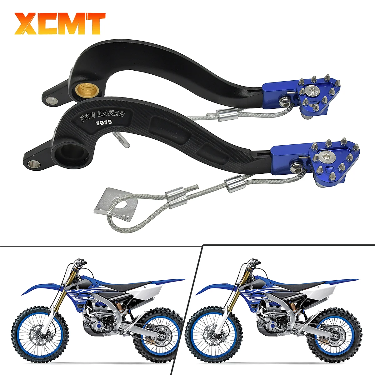 For Yamaha YZ250F YZ250FX WR250F YZ 250F 250FX WR 250 F 2010-2020 Enduro Dirt Pit Bike Motocross CNC Rear Brake Pedal Lever
