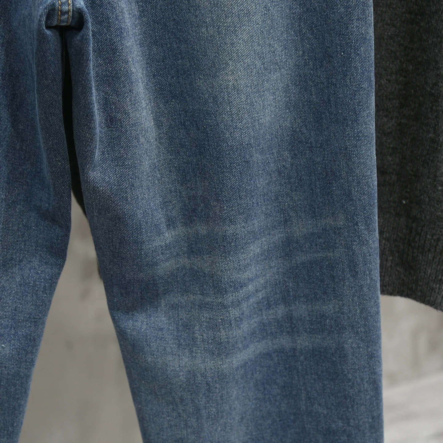 ربيع الخريف الرجال الربط الجينز الأمريكية الرجعية الأزرق غسلها الدنيم السراويل عارضة أزياء شارع العليا فضفاض الذكور السراويل