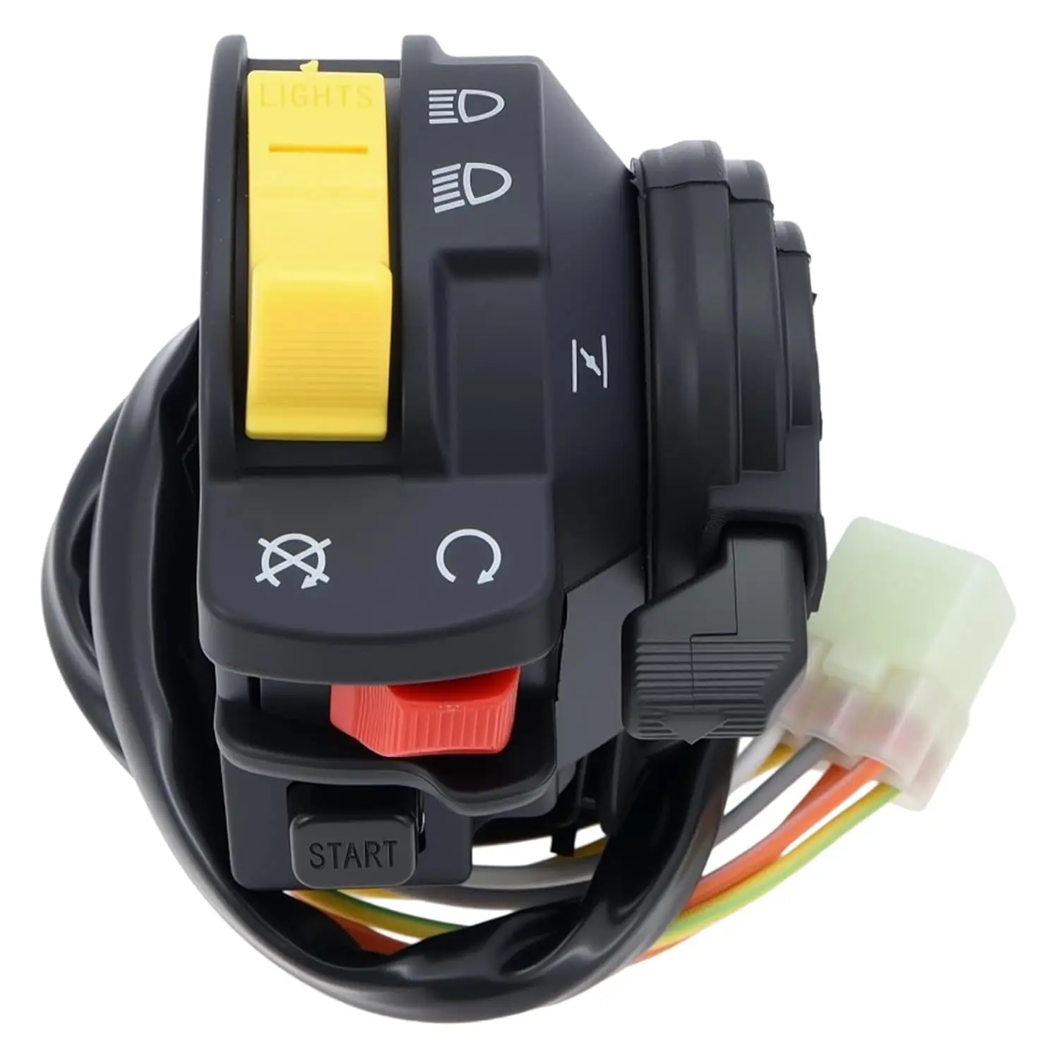 Left Handlebar Switch for Suzuki QuadRunner 250 Start Stop Headlight Switch for Ozark 250 LT-F250 2002-2014