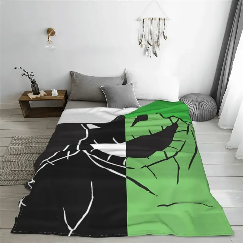 Oogie Boogie Blankets Fleece Autumn/Winter Cartoon Multifunction Ultra-Soft Throw Blanket for Sofa Travel Rug Piece