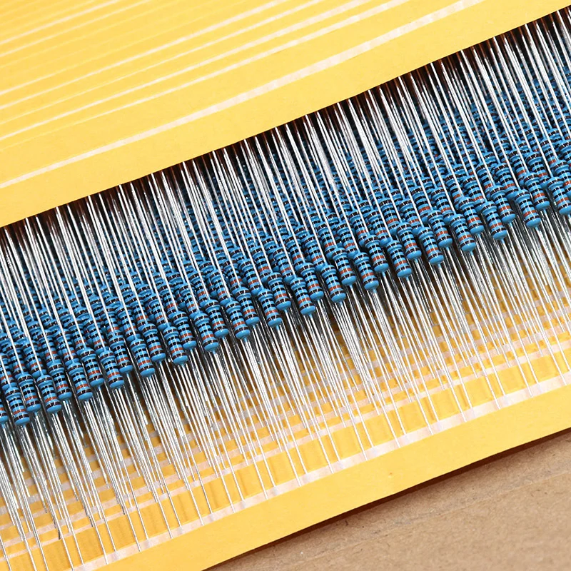 50PCS Metal Film Resistor 1% High Quality Strip