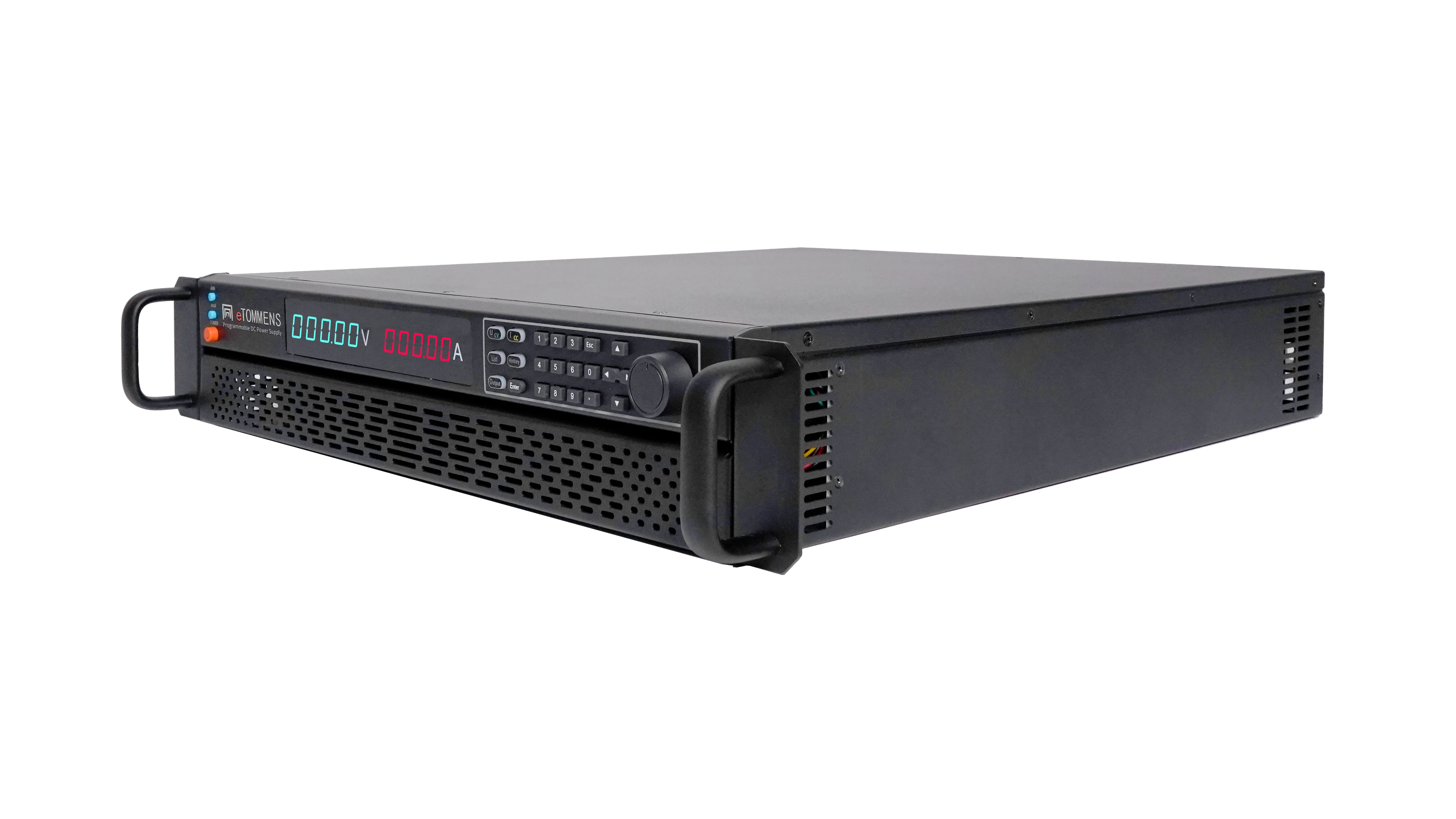 High Efficiency Programmable Rack-mounted DC Power Supply 5000V 0.5A with PFC, MODBUS RS485 USB, for Industrial Automation Lab
