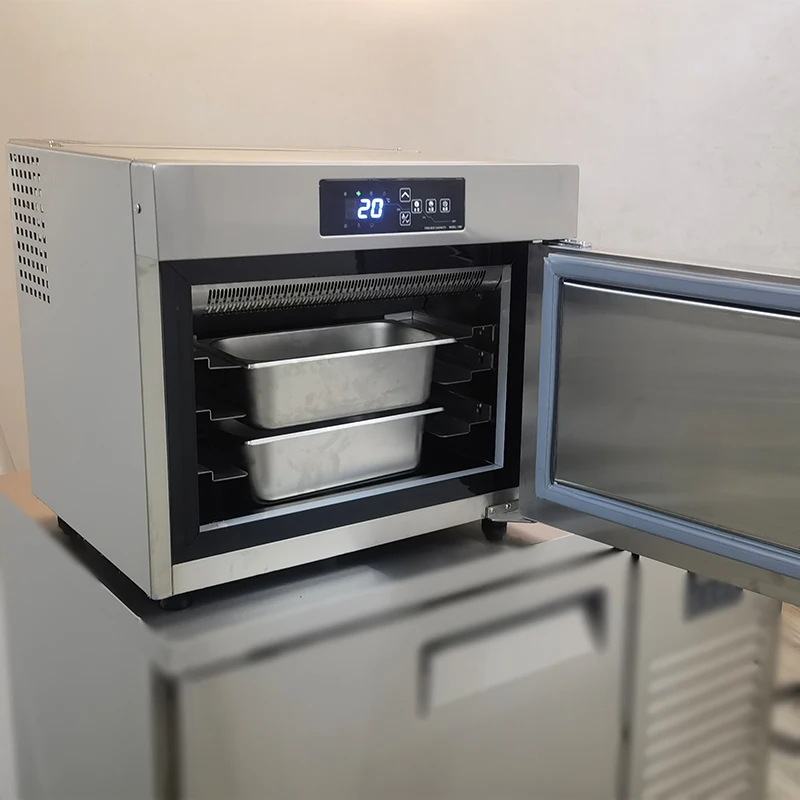 Mini 2 Trays Chest Freezer Deep for Commercial Kitchen Freezer Refrigerator Equipment Blast Freezer Machine CUSTOMIZABLE