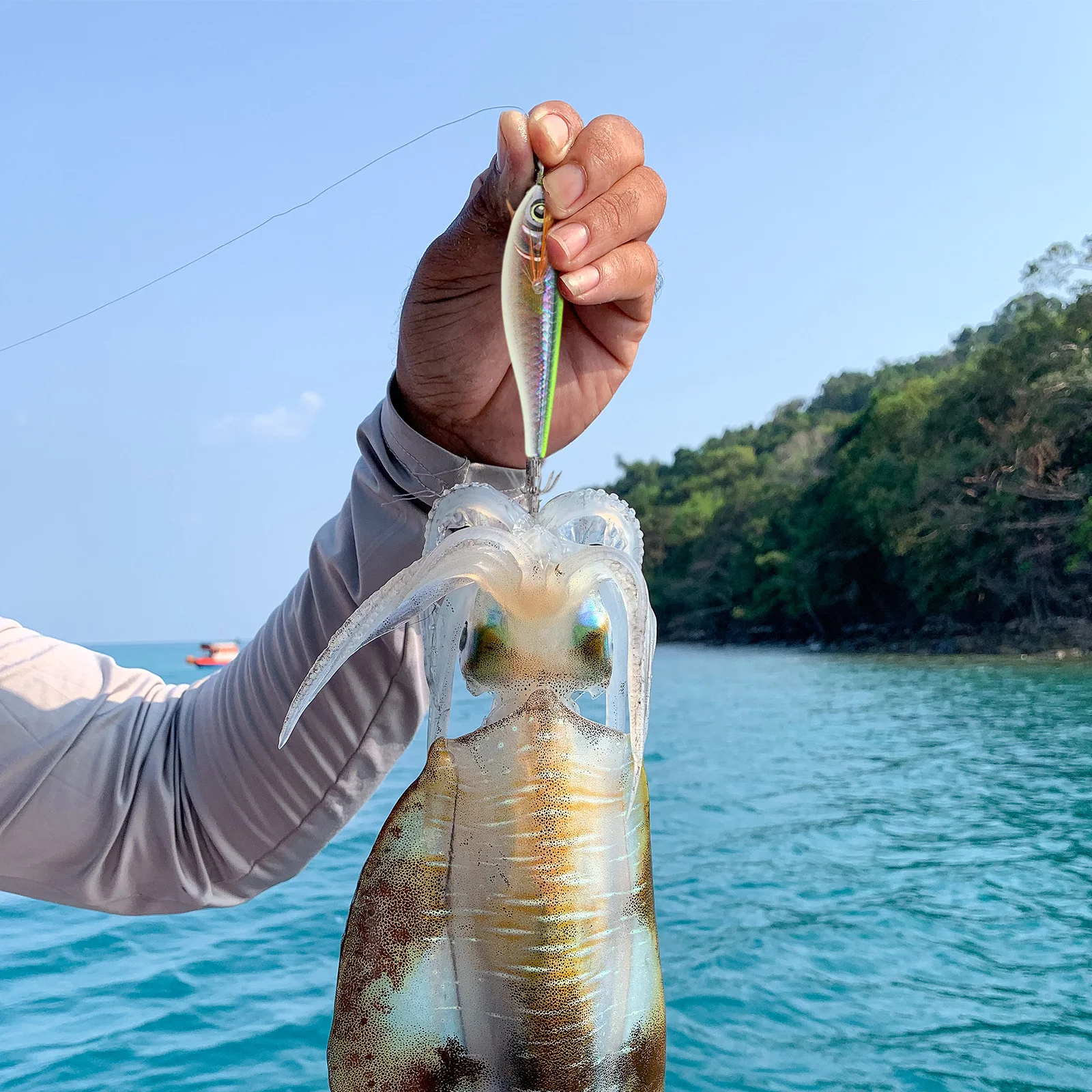 Squid Jig Hook with 3D Hologra - đánh giá và giá Fishing Hook Treble