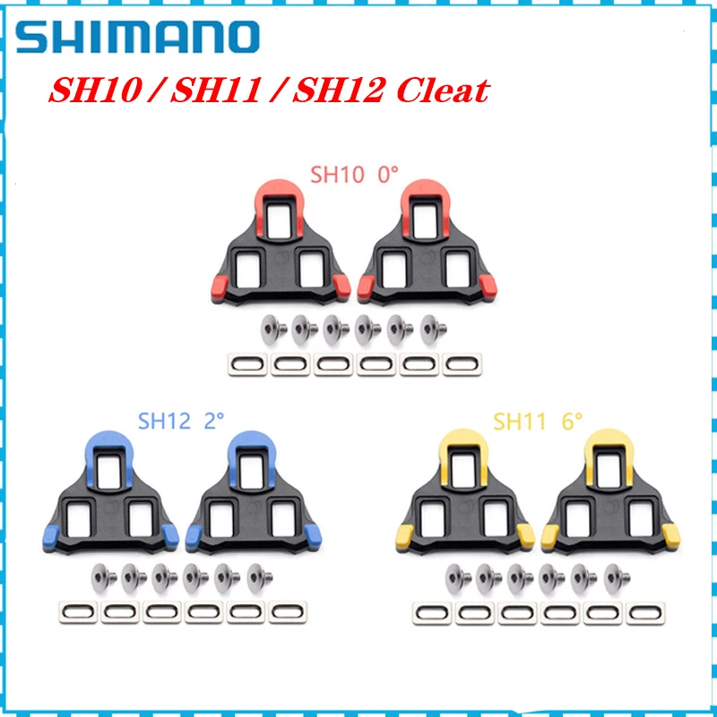 SHIMANO SH11 SH12 SH10 Pedal Cleat for Road Bike Mountain Bicycle Pedals Plate Clip SH10 SH11 SH12 Cleats Original MTB Parts