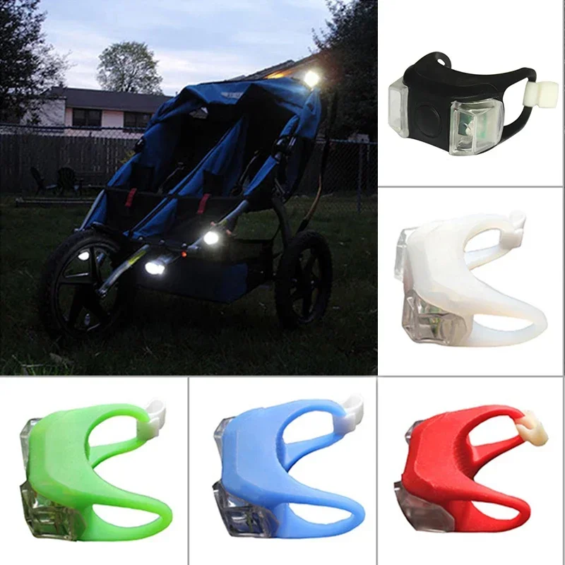 

Baby Stroller Night Alarm light Waterproof Silicone Caution lamp Outdoor remind Security Safety LED Flash Caution Lamp