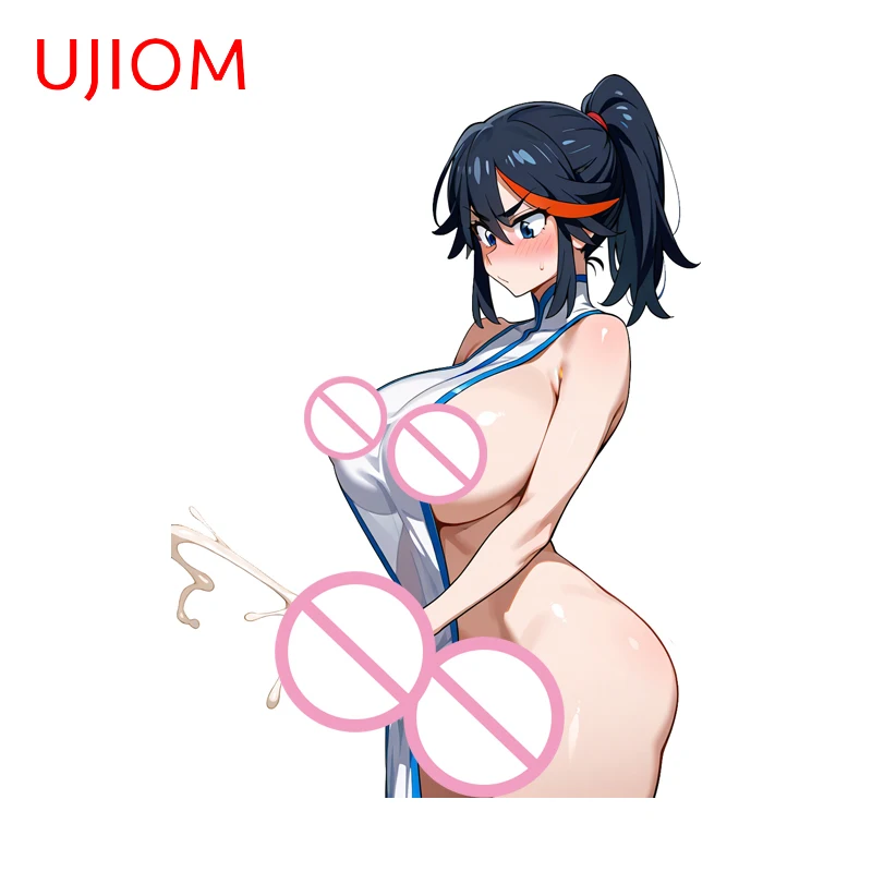UJIOM Sexy Matoi Ryuuko Futa Wall Stickers Eye-Catching Amusing Sofa Wall Veneer Decal Nice Scratch-Proof Room Accessories