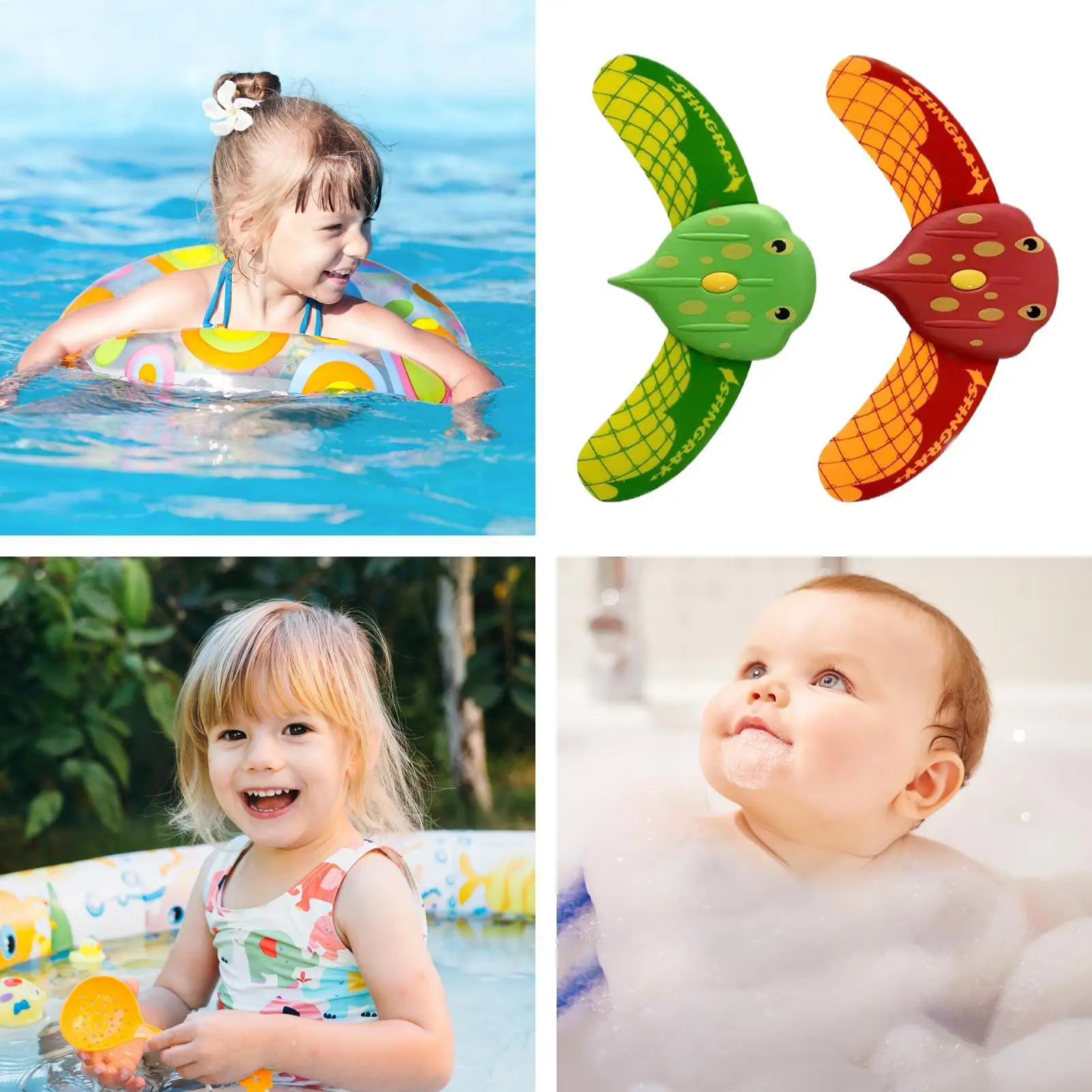 Jouets de poisson diable à puissance d'eau, planeur sous-marin de piscine, jeu d'été pour parents et enfants, cadeau de bain pour tout-petits, fournitures de divertissement