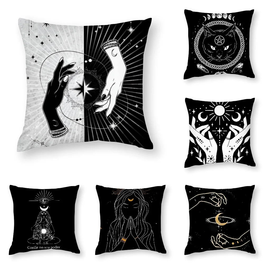 

Celestial Hands Art Print Pillow Case 3D Print Polyester Fiber 40*40 cm Home Sofa Throw Pillow Cover Decoration Festival Gift