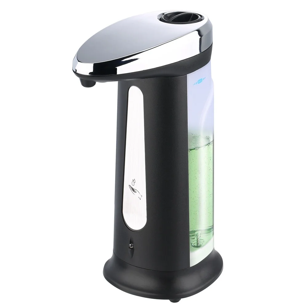 400ml Touchless Soap Dispenser for Bathroom Counter Top Mount Works with Liquid Soap Shower and Shampoo 400ml Touchless