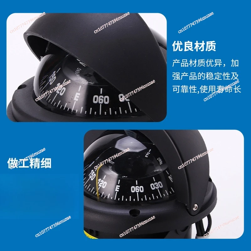 Wall type embedded CX-65/YT-QX980-B Yacht boat cruise magnetic compass