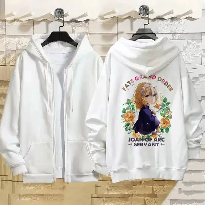 Аниме Fate Go Gudako товары унисекс в парном стиле молодежная толстовка на молнии с капюшоном модная одежда аниме Ga