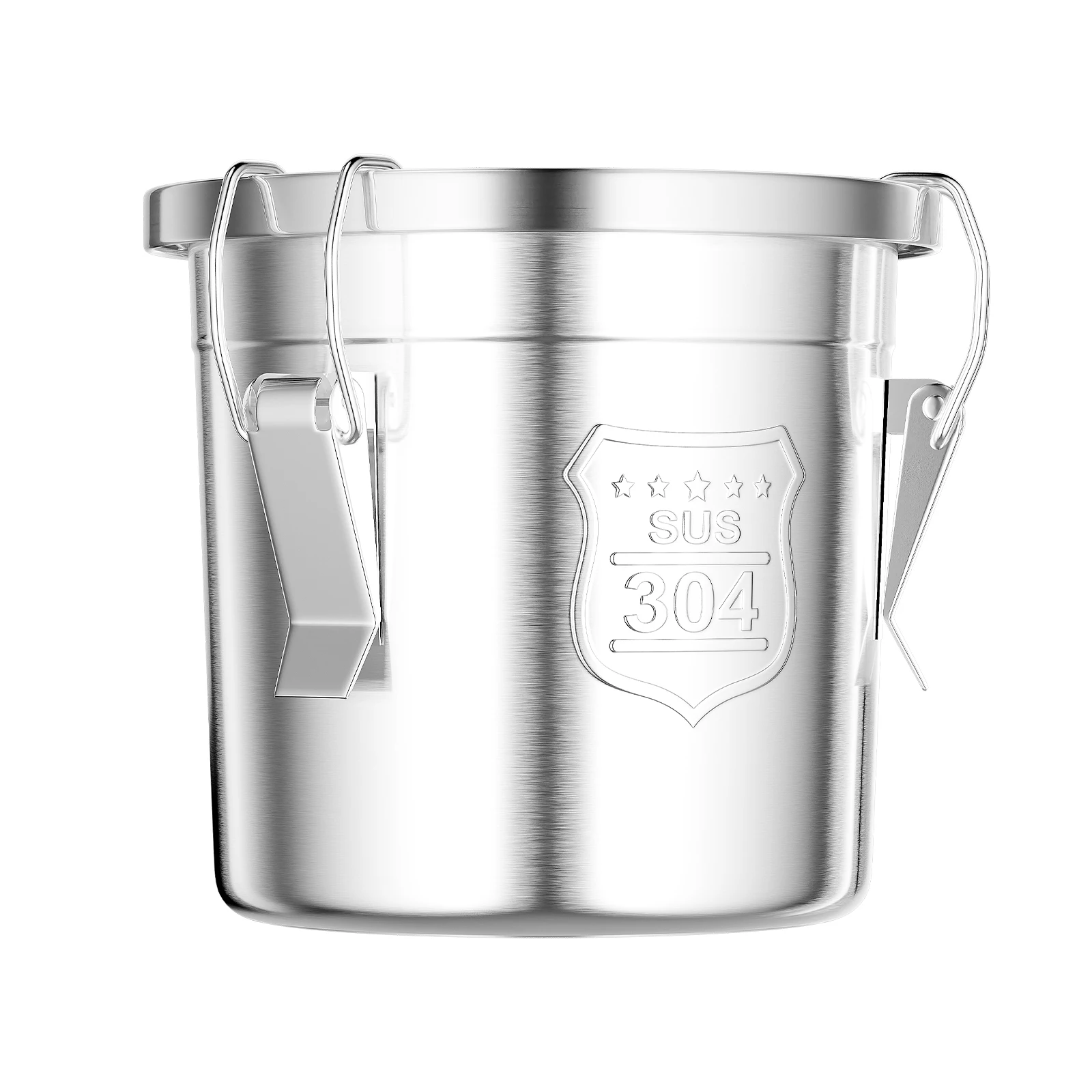 6L roestvrijstalen opslagemmer Voedselcontainers Graangranen Luchtdichte busemmer voor het opbergen van verschillende droge/natte items